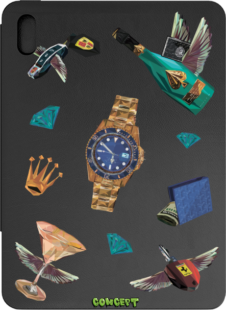 Чохол-книжка Smart Case з принтом Luxury для iPad Air 4 | 5 10.9 (2020 | 2021 | 2022)