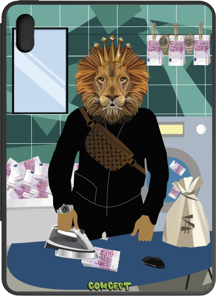 Чохол-книжка Smart Case з принтом Money Laundering для iPad Pro 12.9 (2020 | 2021 | 2022 M1 M2)