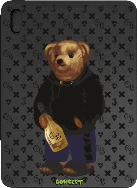 Чохол-книжка Smart Case з принтом Bear Champange для iPad Pro 12.9 (2020 | 2021 | 2022 M1 M2)