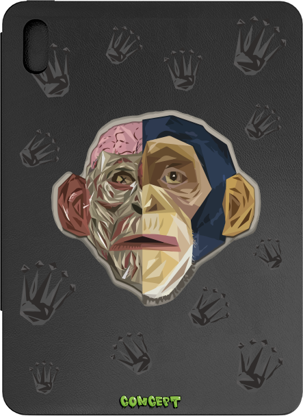 Чохол-книжка Smart Case з принтом Monkey Skull для iPad Air 4 | 5 10.9 (2020 | 2021 | 2022)