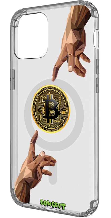 Чохол з принтом Hands Bitcoin для iPhone 16 | 16 Plus | 16 Pro | 16 Pro Max