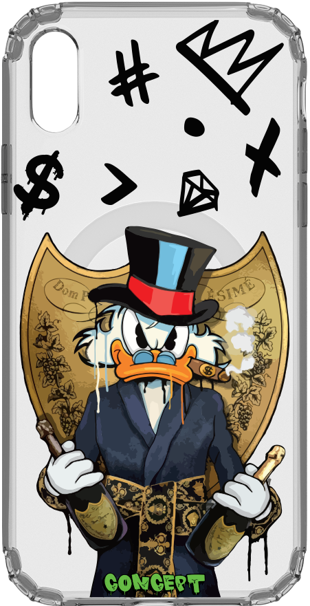 Чохол з принтом Scrooge для iPhone X | XS | XR | XS Max