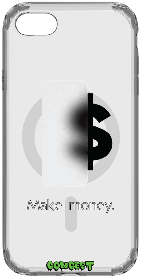 Чохол з принтом Make Money для iPhone 7 Plus | 8 Plus