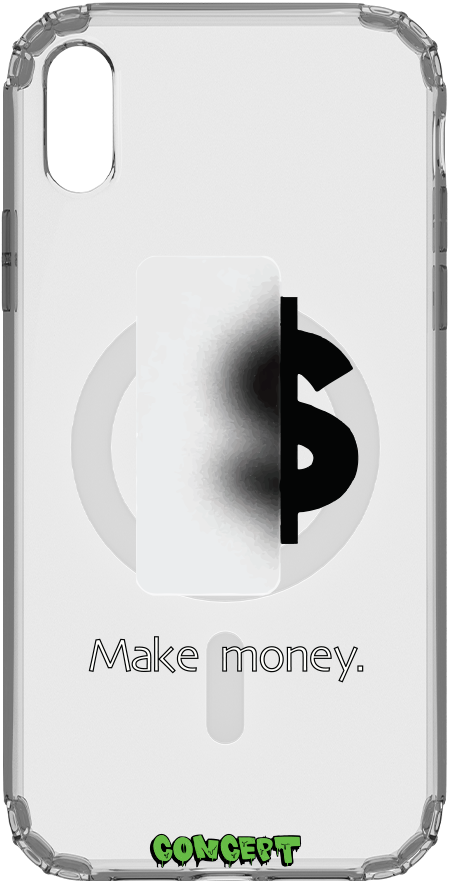 Чохол з принтом Make Money для iPhone X | XS | XR | XS Max