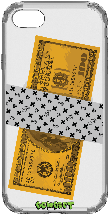 Чохол з принтом Gold Dollar для iPhone 7 | 8 | SE 2020 | SE 2022