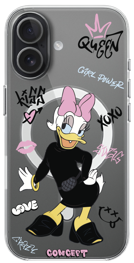 Чохол з принтом Daisy Duck для iPhone 17 | 17 Pro | 17 Pro Max | Air | 17e