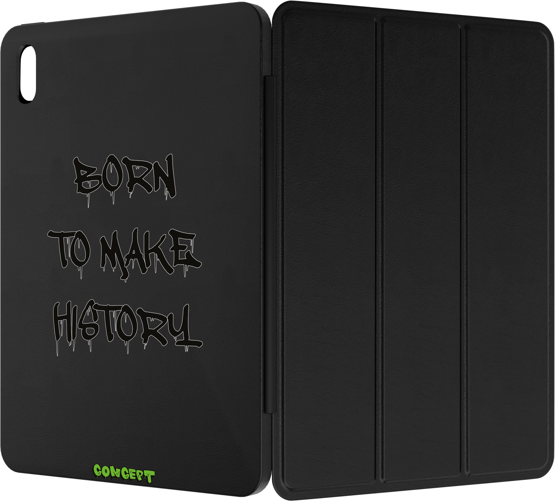 Чохол-книжка Smart Case з принтом Born to make history (black) для iPad Air 2 9.7