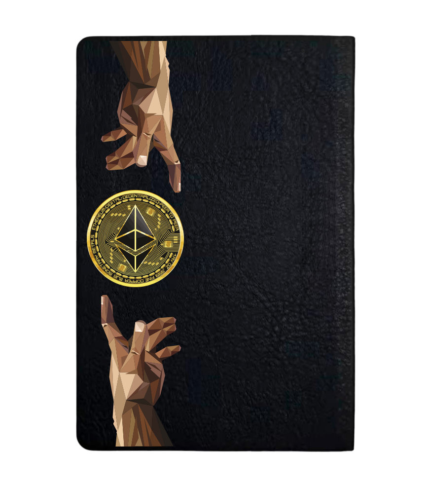 Чохол з боковою панеллю з екошкіри для IQOS ILUMA PRIME з принтом Hands Ethereum