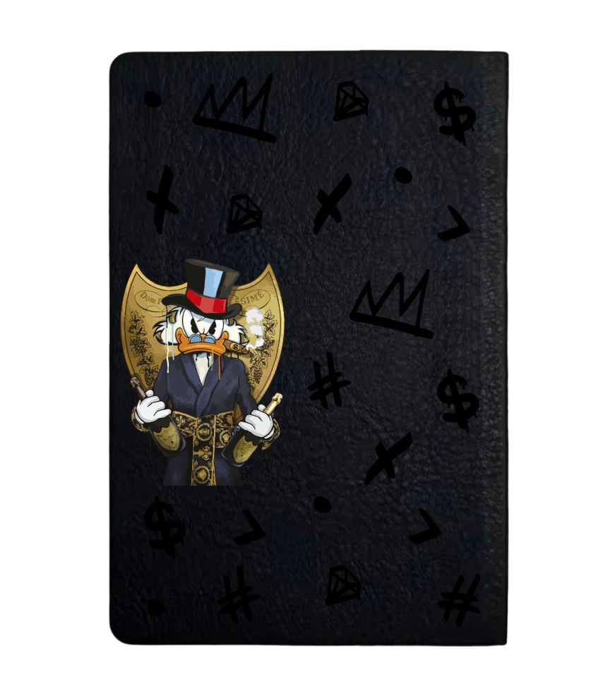 Чохол з боковою панеллю з екошкіри для IQOS ILUMA PRIME з принтом Scrooge