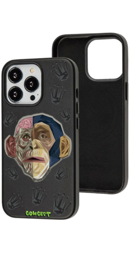 Чохол з принтом Monkey Skull для iPhone 15 | 15 Plus | 15 Pro | 15 Pro Max