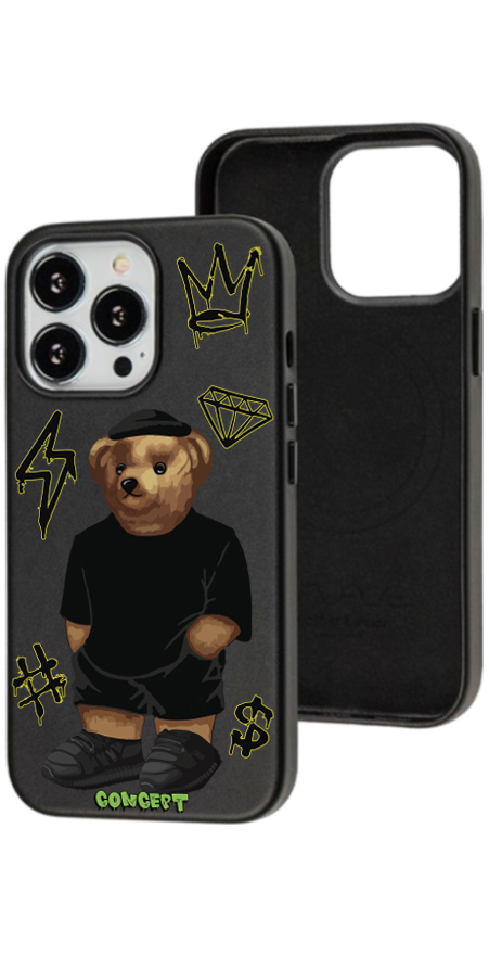 Чохол з принтом Bear Baza для iPhone 14 | 14 Plus | 14 Pro | 14 Pro Max