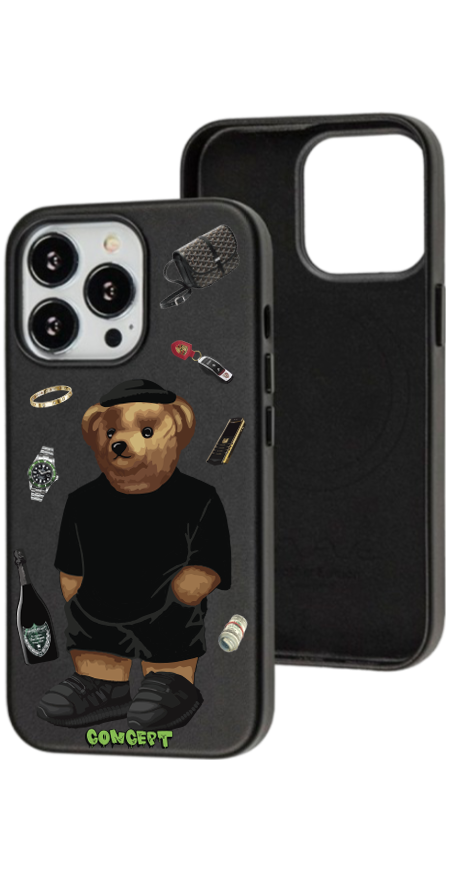Чохол з принтом Bear Tema для iPhone 13 | 13 Mini | 13 Pro | 13 Pro Max