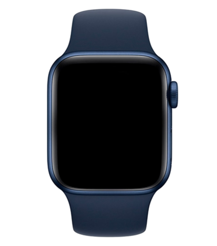 Ремінець Silicone Sport Band для Apple Watch 38|40|41 або 42|44|45|49 mm (Midnight Blue)