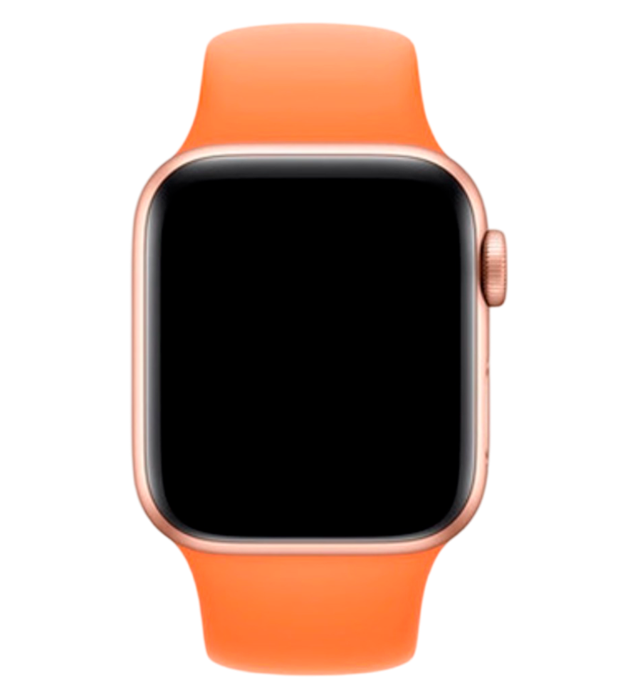 Ремінець Silicone Sport Band для Apple Watch 38|40|41 або 42|44|45|49 mm (Papaya)