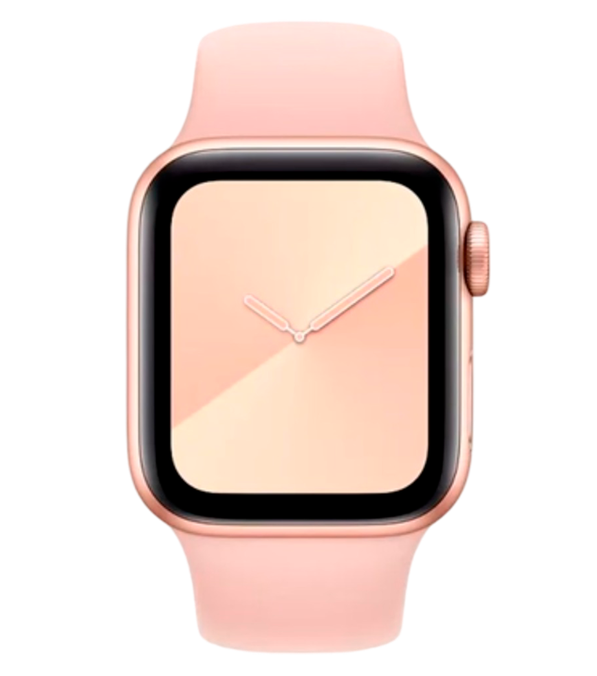 Ремінець Silicone Sport Band для Apple Watch 38|40|41 або 42|44|45|49 mm (Pink Sand)