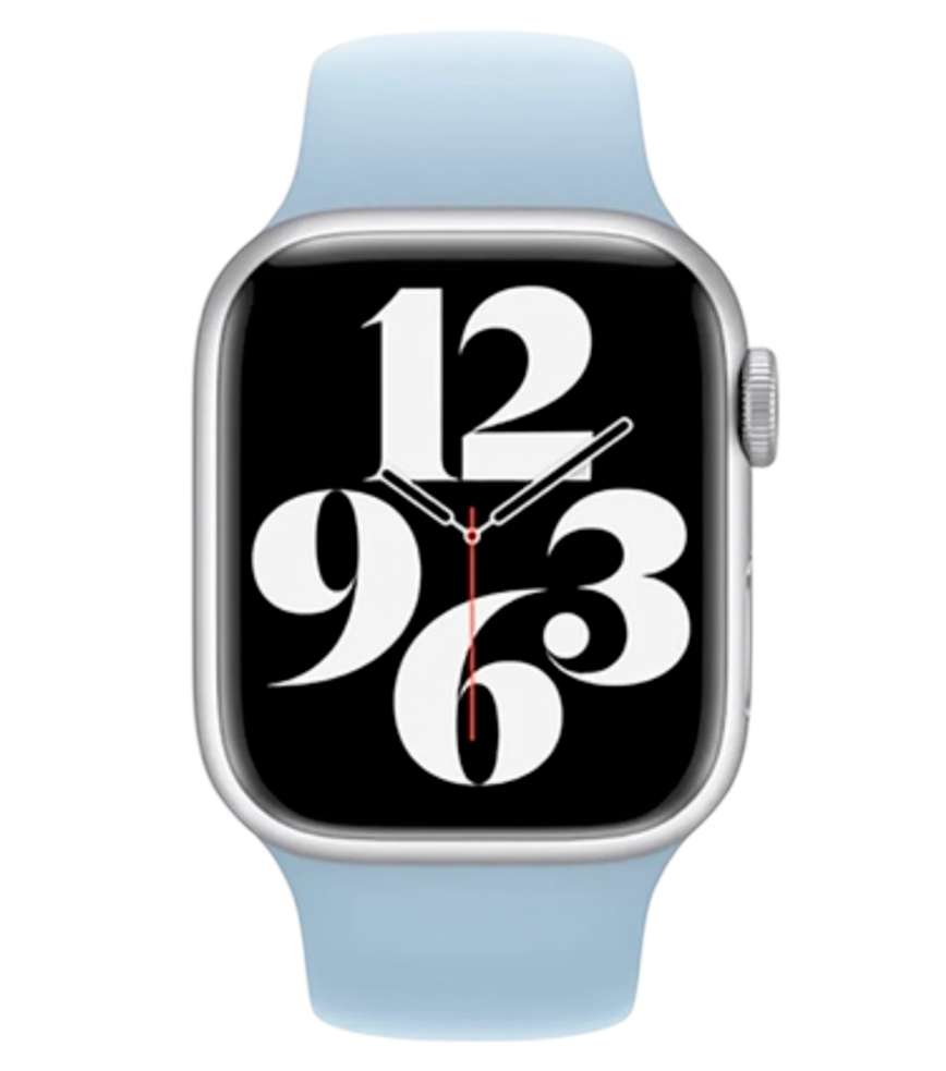 Ремінець Silicone Sport Band для Apple Watch 38|40|41 або 42|44|45|49 mm (Sky Blue)