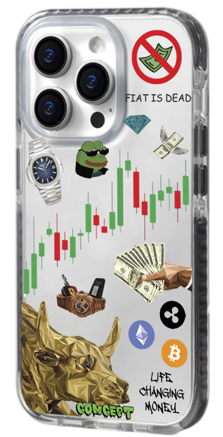 Чохол з принтом Crypto для iPhone 13 | 13 Mini | 13 Pro | 13 Pro Max