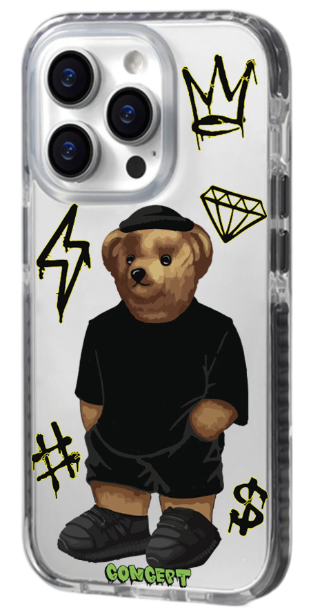 Чохол з принтом Bear Baza для iPhone 14 | 14 Plus | 14 Pro | 14 Pro Max