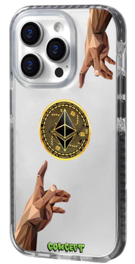 Чохол з принтом Hands Ethereum для iPhone 16 | 16 Plus | 16 Pro | 16 Pro Max