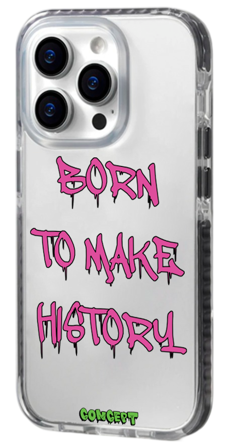 Чохол з принтом Born to make history (rose) для iPhone 13 | 13 Mini | 13 Pro | 13 Pro Max
