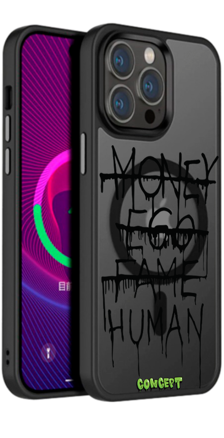 Чохол з принтом Money Ego Fame Human для iPhone 14 | 14 Plus | 14 Pro | 14 Pro Max