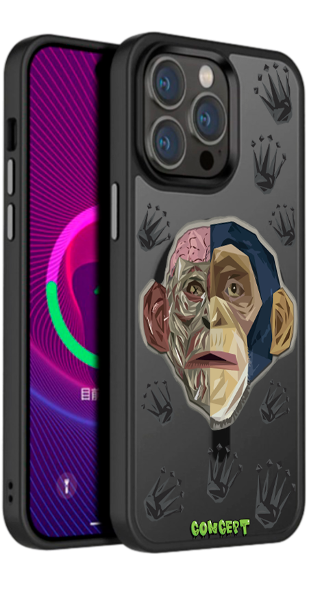 Чохол з принтом Monkey Skull для iPhone 16 | 16 Plus | 16 Pro | 16 Pro Max