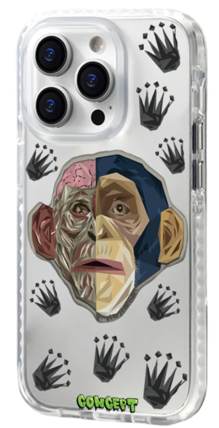 Чохол з принтом Monkey Skull для iPhone 15 | 15 Plus | 15 Pro | 15 Pro Max