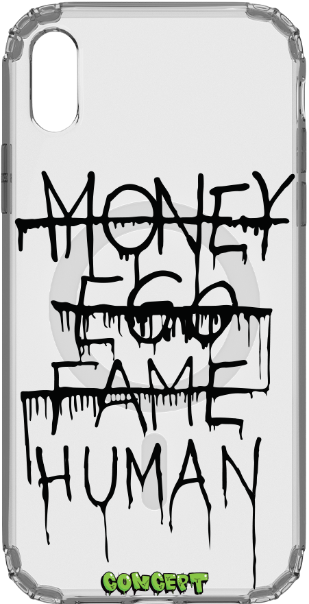 Чохол з принтом Money Ego Fame Human для iPhone X | XS | XR | XS Max