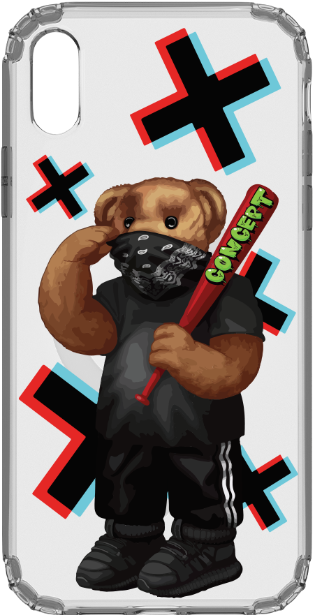 Чохол з принтом Bear Concept для iPhone X | XS | XR | XS Max