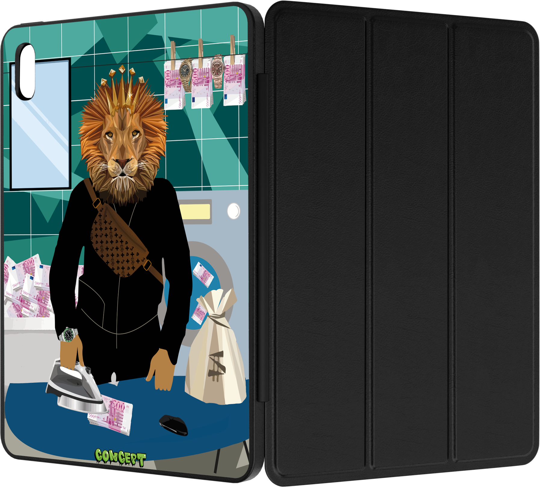 Чохол-книжка Smart Case з принтом Money Laundering для iPad 10.2 (2021)