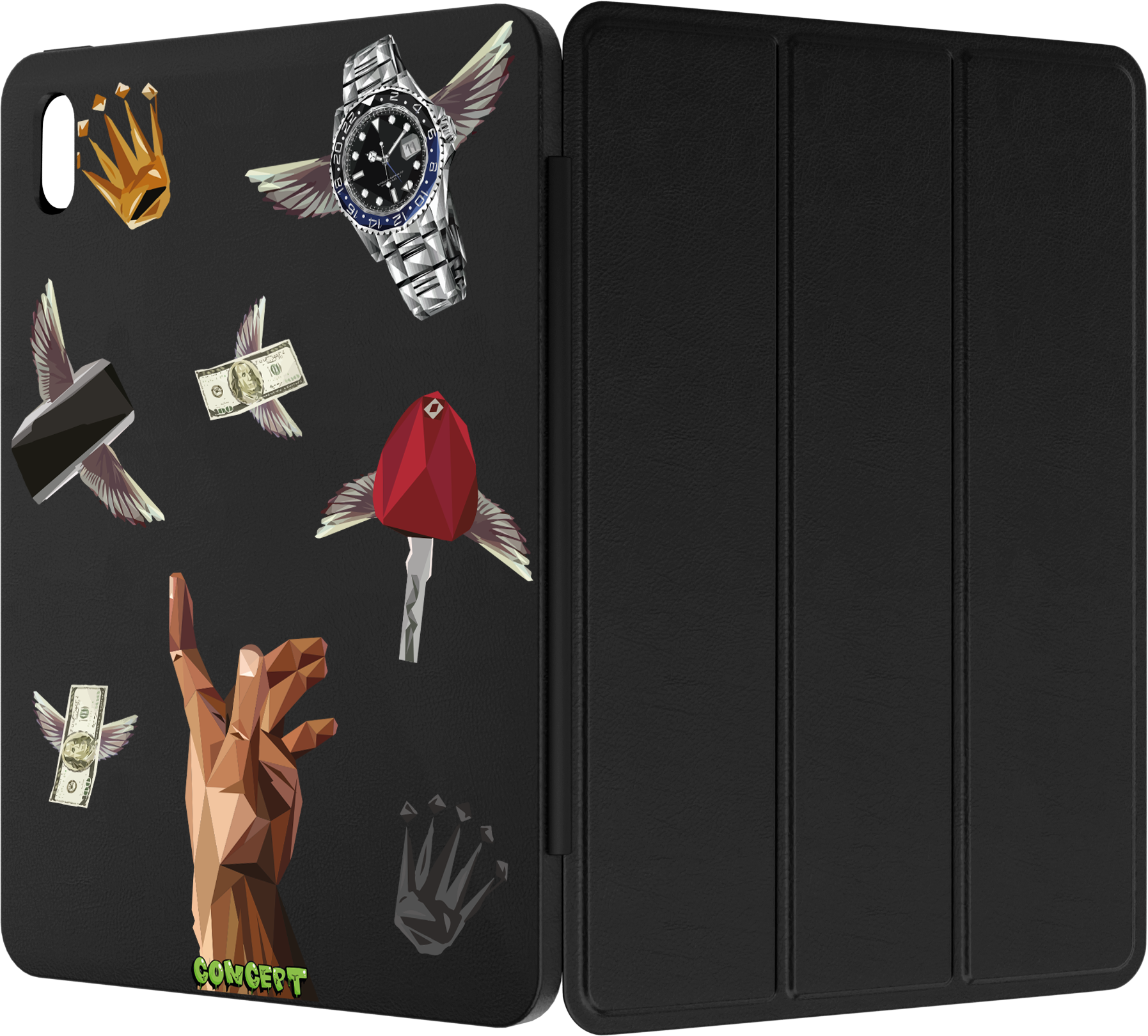 Чохол-книжка Smart Case з принтом Hands Luxury для iPad Air 4 | 5 10.9 (2020 | 2021 | 2022)