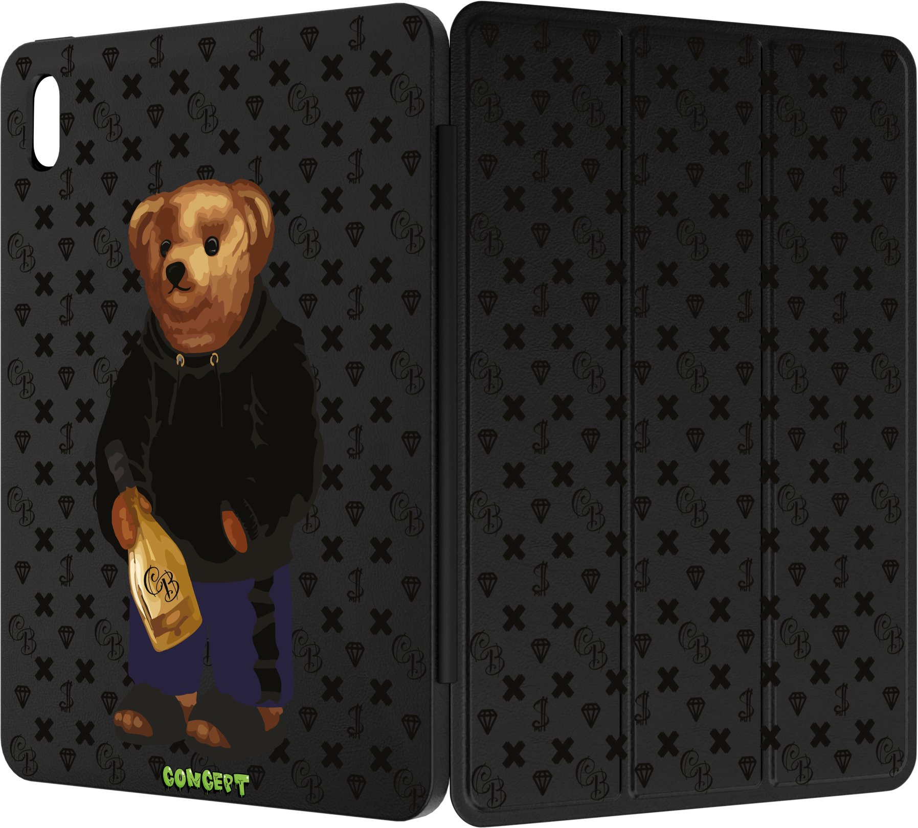Чохол-книжка Smart Case з принтом Bear Champange для iPad Pro 9.7