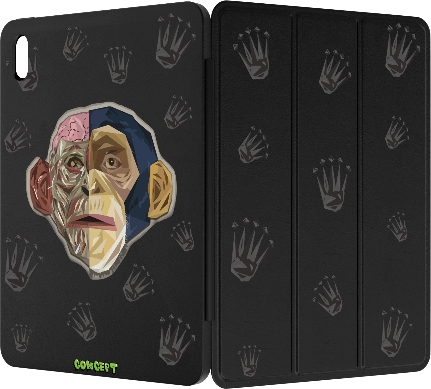 Чохол-книжка Smart Case з принтом Monkey Skull для iPad Pro 11 (2020 | 2021 | 2022 M1 M2)